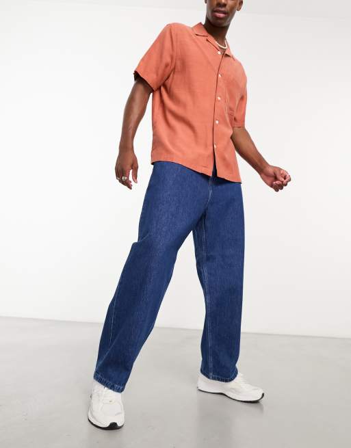 Vaqueros de corte recto suelto con lavado azul Brandon de Carhartt WIP