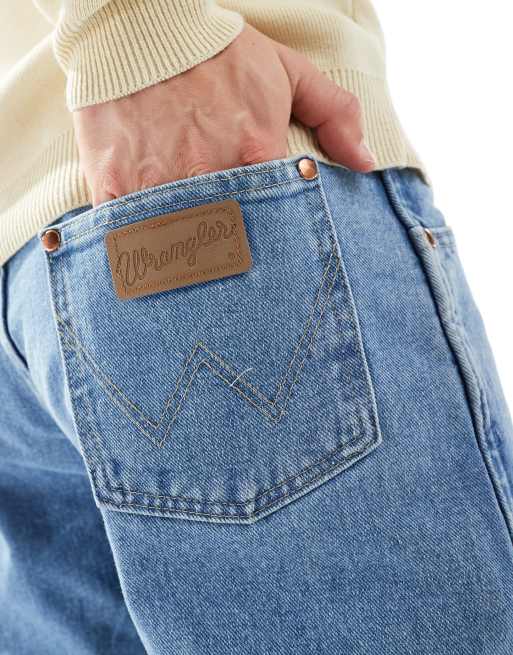 Vaqueros de corte recto y estilo cowboy con lavado claro 13MWZ Original de Wrangler, 2 de 5