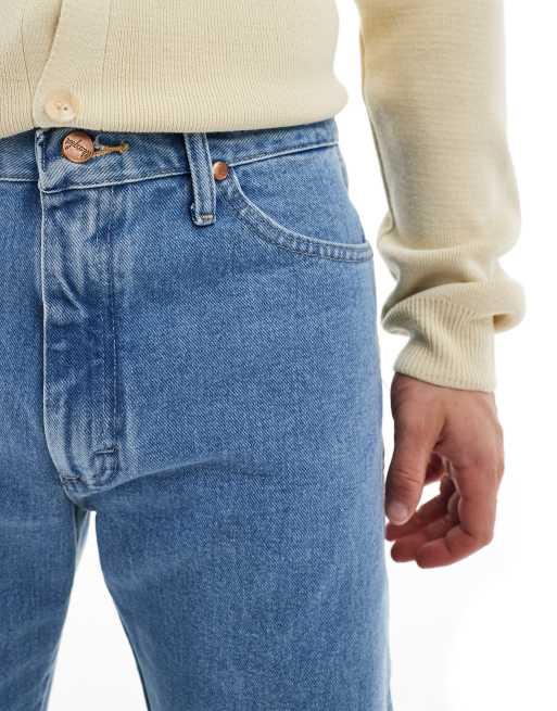 Vaqueros de corte recto y estilo cowboy con lavado claro 13MWZ Original de Wrangler, 4 de 5
