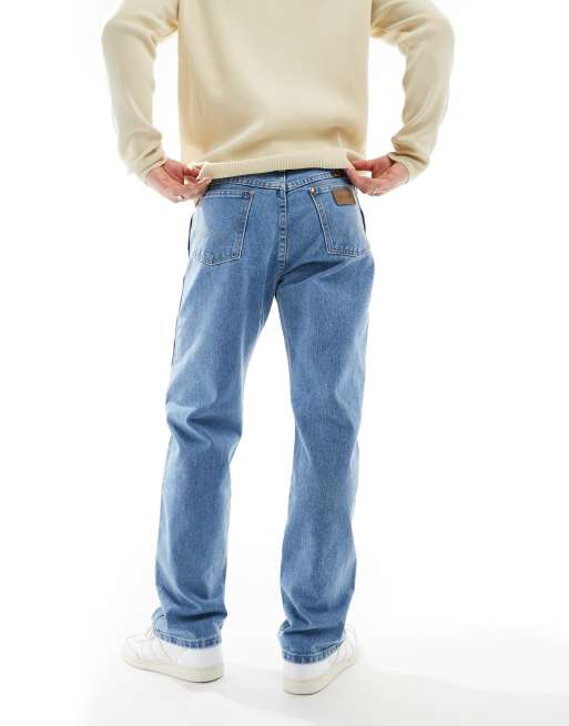Vaqueros de corte recto y estilo cowboy con lavado claro 13MWZ Original de Wrangler, 5 de 5