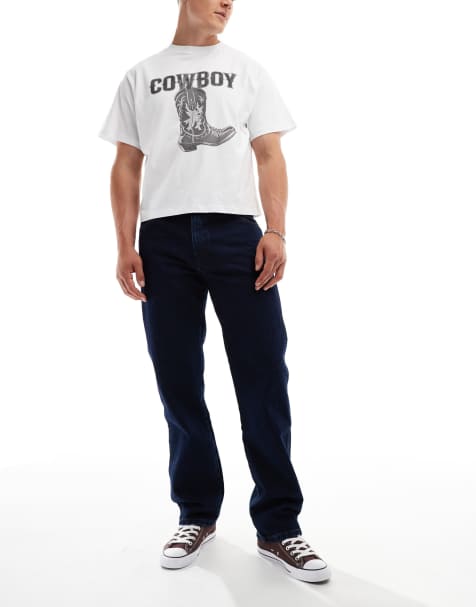 Vaqueros de corte recto y estilo wéstern con lavado oscuro 13MWZ Original de Wrangler - view 1