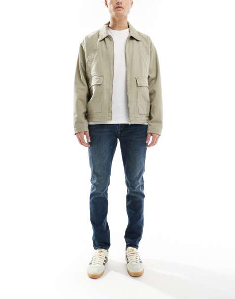 Vaqueros de corte slim con lavado aclarado de Pretty Green - view 1