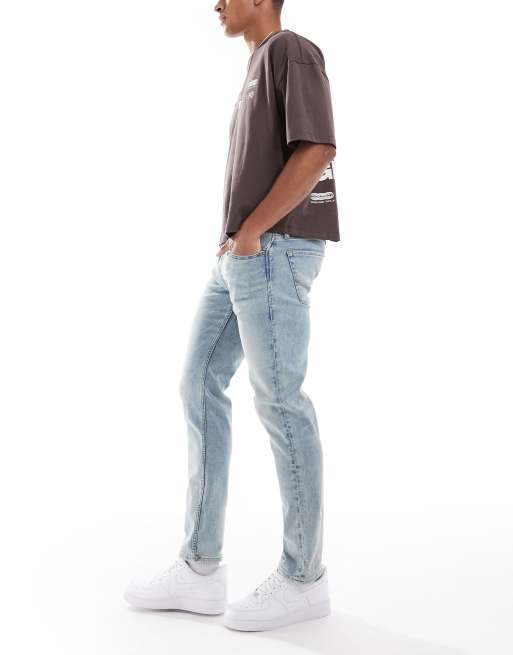 Vaqueros de corte slim con lavado claro Glenn de Jack & Jones, 3 de 5