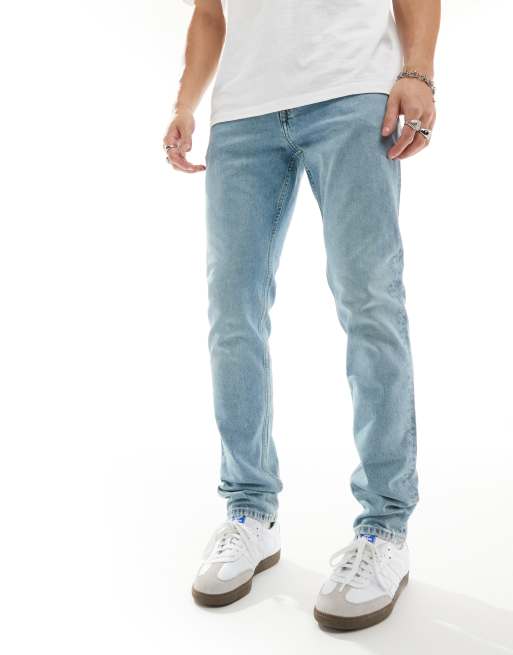 Vaqueros de corte slim con lavado claro vintage Clark de Dr Denim