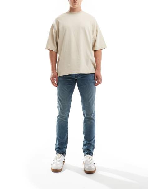 Vaqueros de corte slim con lavado medio, bolsillo trasero y logo de icono Sullivan de Polo Ralph Lauren - view 1