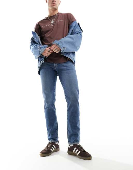 Vaqueros de corte slim con lavado medio de Selected Homme 