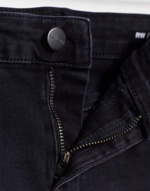 Vaqueros de corte slim con lavado negro estilo años 90 Bix de Carhartt WIP, 3 de 4