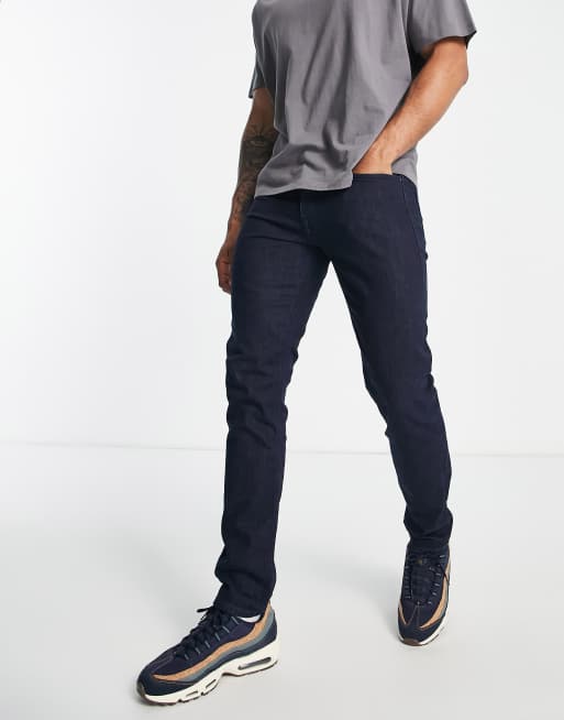 Vaqueros de corte slim con lavado oscuro Delaware de BOSS Orange