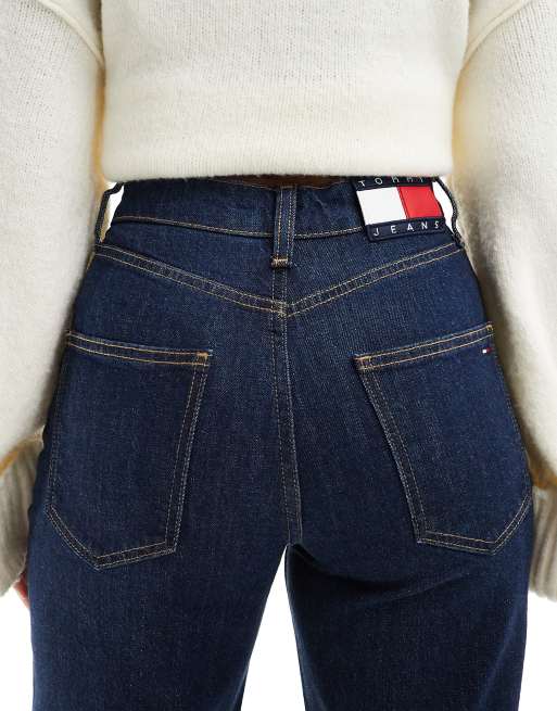 Vaqueros de corte slim, pernera recta y talle alto con lavado añil Layla de Tommy Jeans, 5 de 5