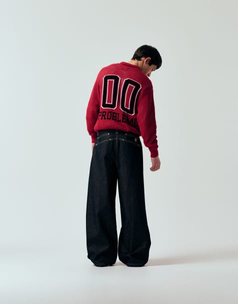 Vaqueros de corte suelto con lavado crudo de ASOS DESIGN - view 1