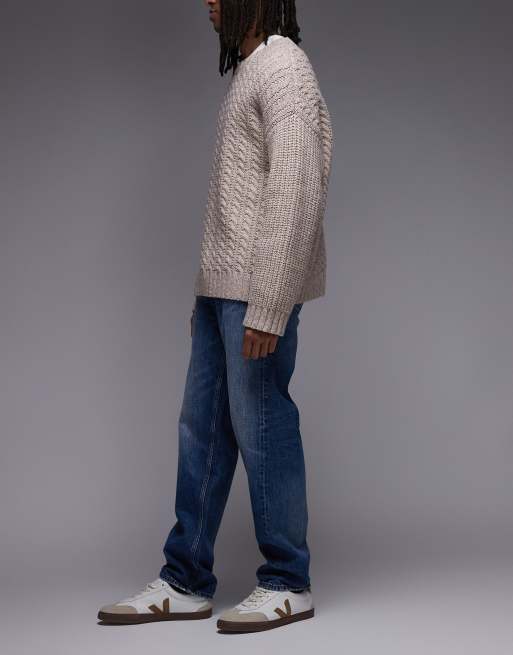 Vaqueros de corte tapered estándar con orillo y lavado medio Sonny de Tommy Jeans, 3 de 5