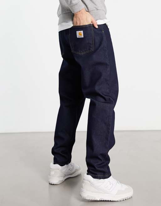Vaqueros de corte tapered holgados color azul desgastado Newel de Carhartt WIP