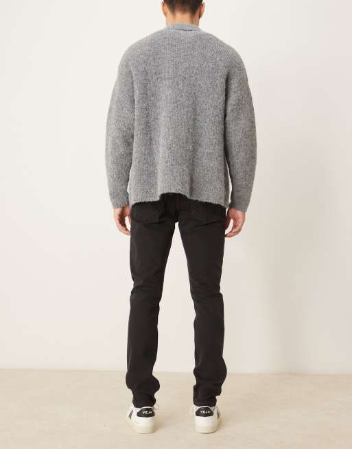 Vaqueros de corte tapered slim con lavado negro de Calvin Klein Jeans, 2 de 5