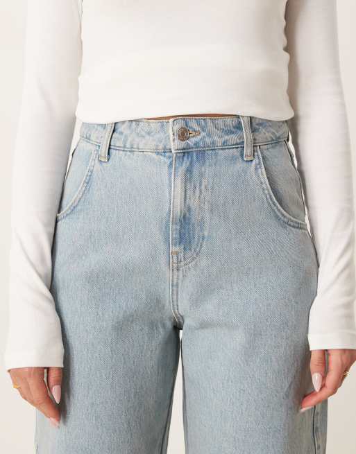 Vaqueros de pernera barrel con tintado claro y acabado descolorido Ultimate de ASOS DESIGN, 5 de 5