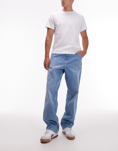 Vaqueros de pernera recta con lavado azul claro Simple de Carhartt WIP - view 1