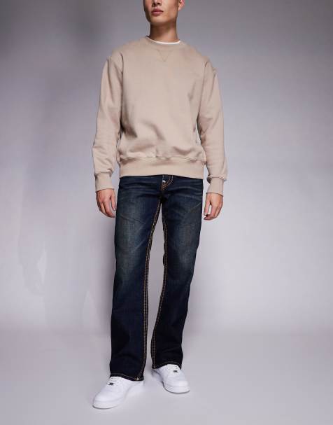 Vaqueros de pernera recta con lavado azul oscuro y bolsillo con solapa Billy de True Religion - view 1