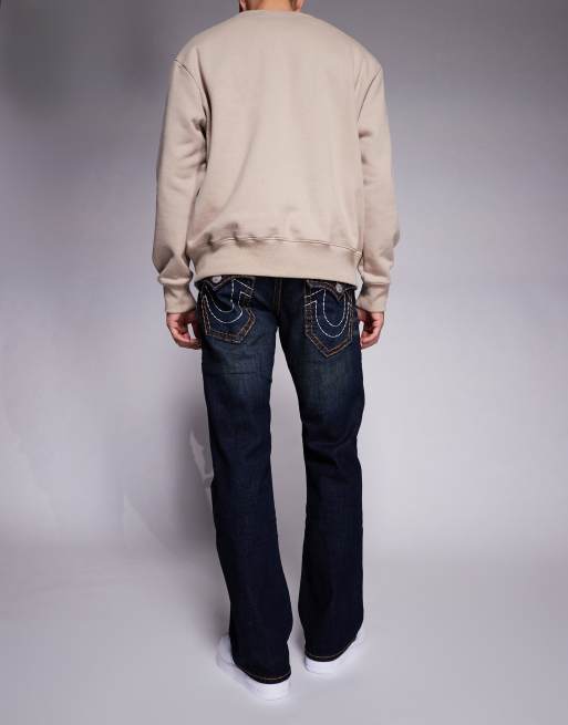 Vaqueros de pernera recta con lavado azul oscuro y bolsillo con solapa Billy de True Religion, 2 de 5