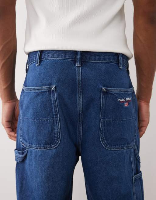 Vaqueros de pernera recta con lavado oscuro Sport Capsule de Polo Ralph Lauren, 4 de 5