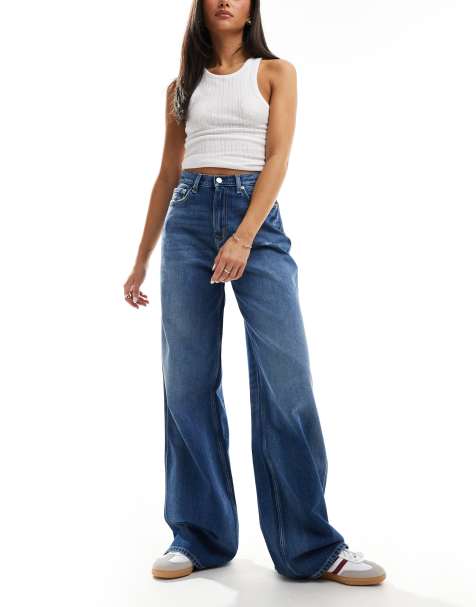 Vaqueros de talle alto y corte ancho con lavado medio Claire de Tommy Jeans - view 1