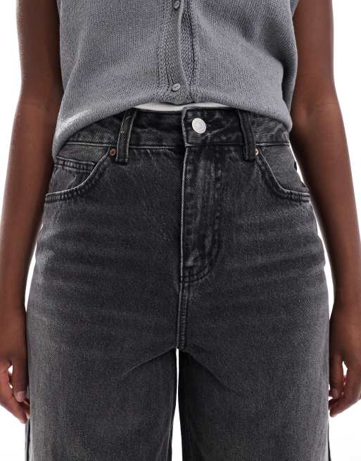 Vaqueros de talle alto y pernera barrel con lavado negro Billie de Vero Moda, 5 de 5