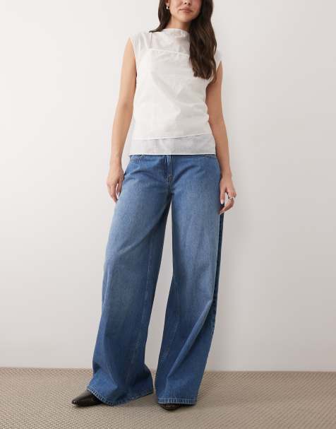 Vaqueros de talle bajo y corte holgado de ASOS DESIGN - view 1