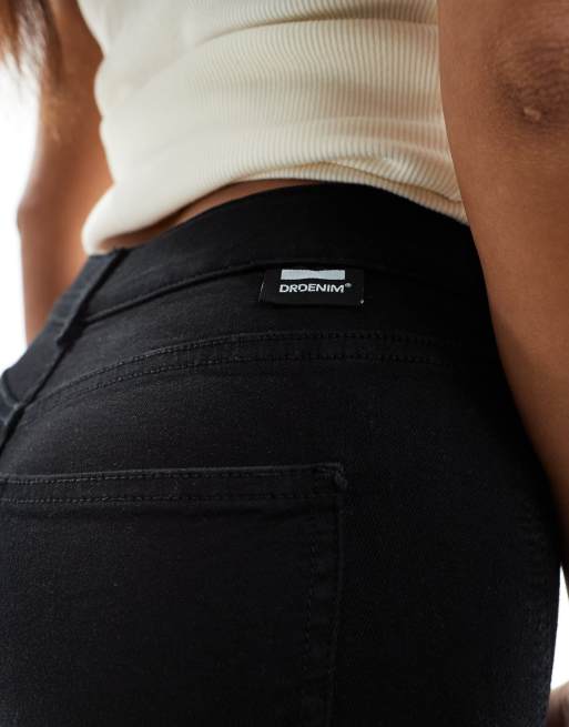 Vaqueros de talle medio y corte superpitillo con lavado negro pulcro Plenty de Dr Denim Petite, 5 de 5