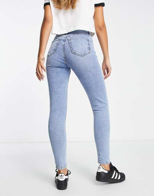 Vaqueros descoloridos de talle alto Jamie de Topshop, 2 de 4