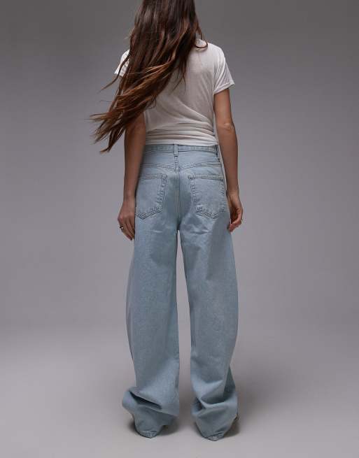 Vaqueros descoloridos de tiro bajo y estilo skater de Topshop, 2 de 5