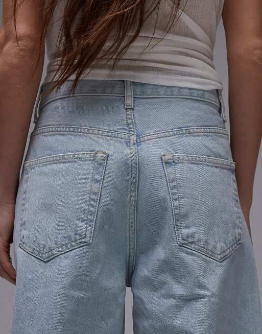 Vaqueros descoloridos de tiro bajo y estilo skater de Topshop, 4 de 5
