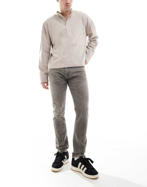 Vaqueros gris claro de corte slim con logo de icono Sullivan de Polo Ralph Lauren - view 1