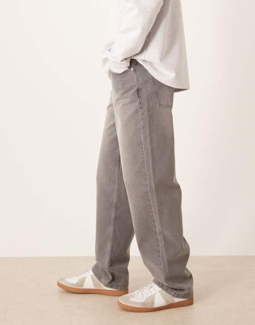 Vaqueros gris lavado holgados de ASOS DESIGN, 2 de 5