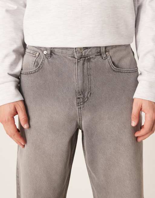Vaqueros gris lavado holgados de ASOS DESIGN, 5 de 5