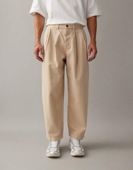 Vaqueros grises de corte barrel con pinzas de ASOS DESIGN, 3 de 7