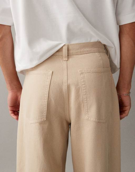 Vaqueros grises de corte barrel con pinzas de ASOS DESIGN, 4 de 7