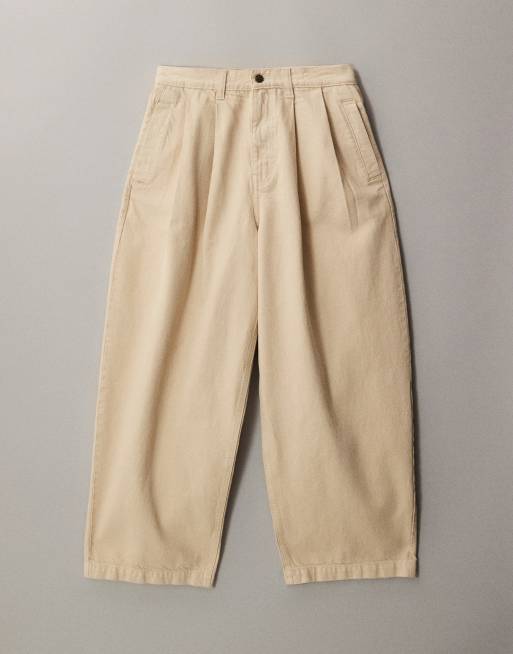 Vaqueros grises de corte barrel con pinzas de ASOS DESIGN, 5 de 7