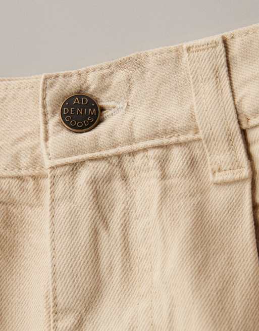 Vaqueros grises de corte barrel con pinzas de ASOS DESIGN, 6 de 7