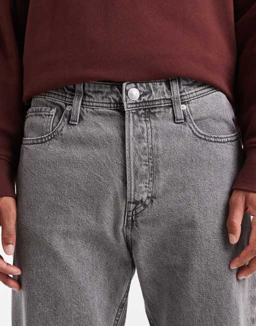 Vaqueros grises de corte recto Chris de Jack & Jones, 5 de 5