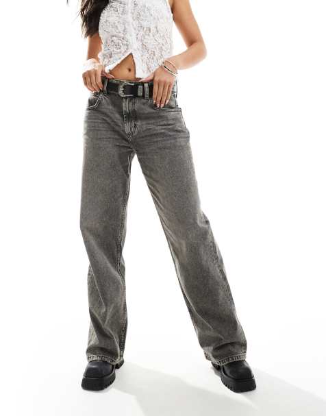 Vaqueros grises holgados de ASOS DESIGN - view 1