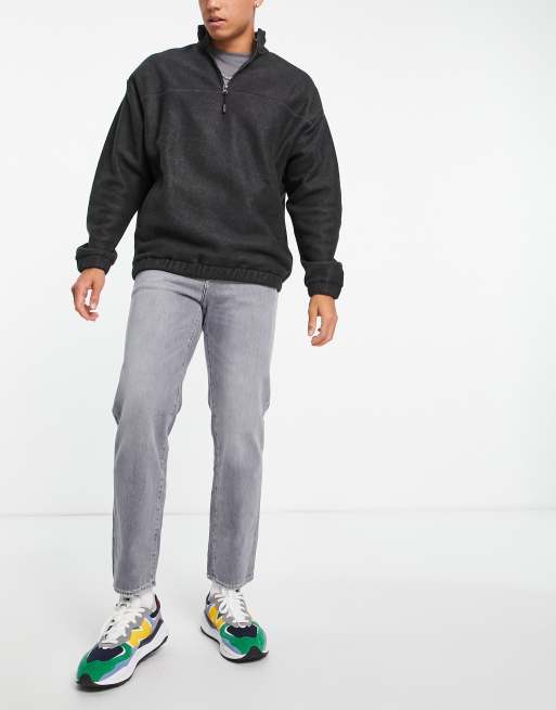 Vaqueros grises sueltos de algodón Kobe de Selected Homme - GREY