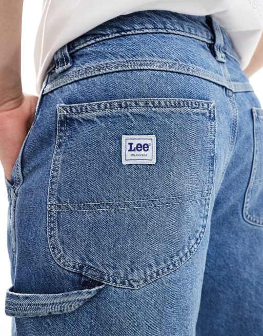 Vaqueros De Corte Holgado Y Pernera Recta Con Lavado Azul Space De Weekday