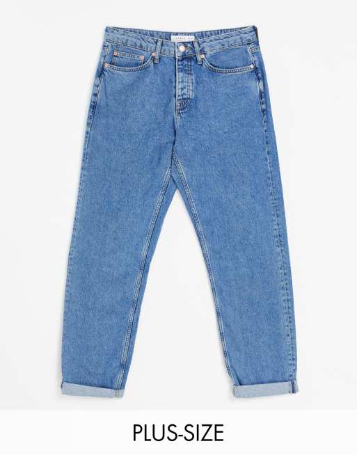 Vaqueros holgados con lavado medio de Topman