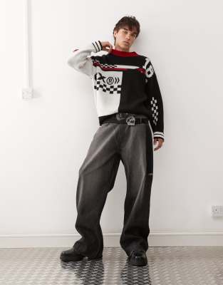 Vaqueros holgados con lavado negro Looser de Cheap Monday - view 1