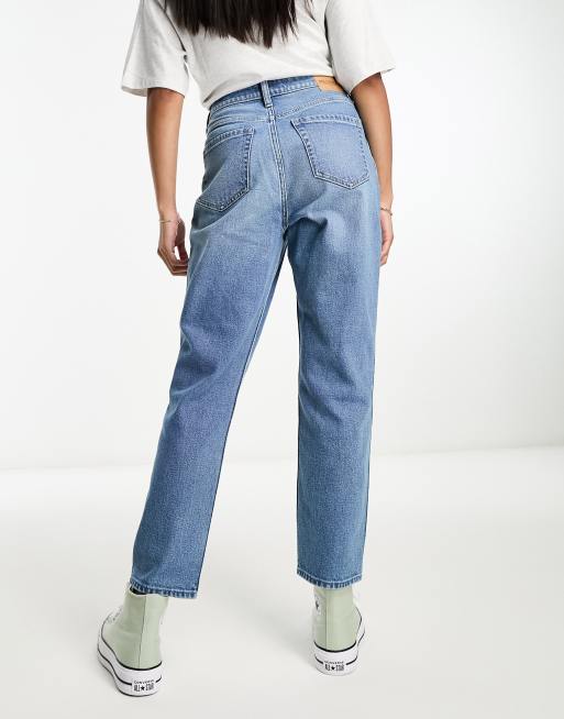 Vaqueros mom azul medio Curvy Love de Hollister, 3 de 4