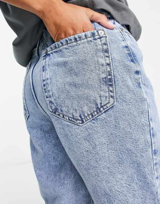 Vaqueros mom azules de talle alto de Pimkie Petite, 2 de 4