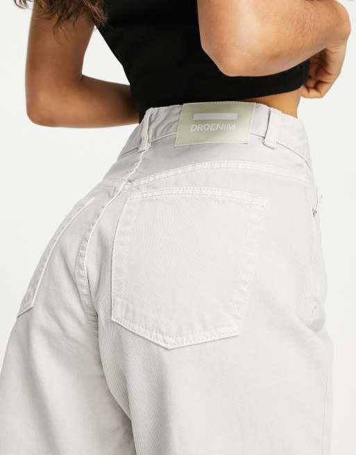 Vaqueros mom blanco hueso de talle alto Nora de Dr Denim Petite, 3 de 4