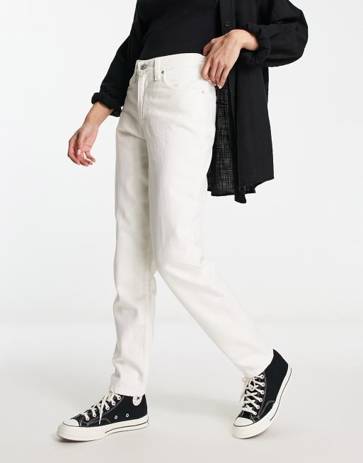 Vaqueros mom blancos de estilo años 80 de Levi's