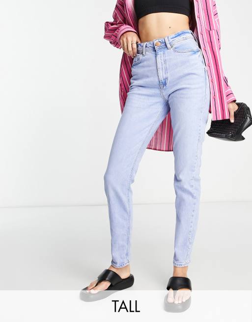 Vaqueros mom claros de River Island Tall
