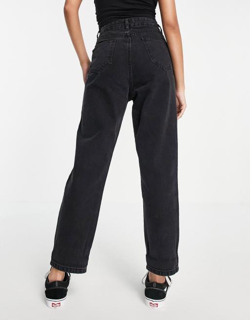 Vaqueros mom negro vintage Lou de DTT , 2 de 4