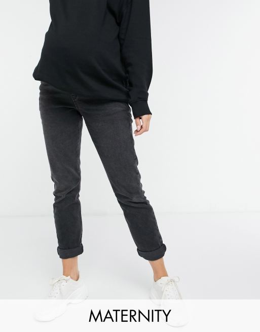 Vaqueros Mom negros de New Look Maternity