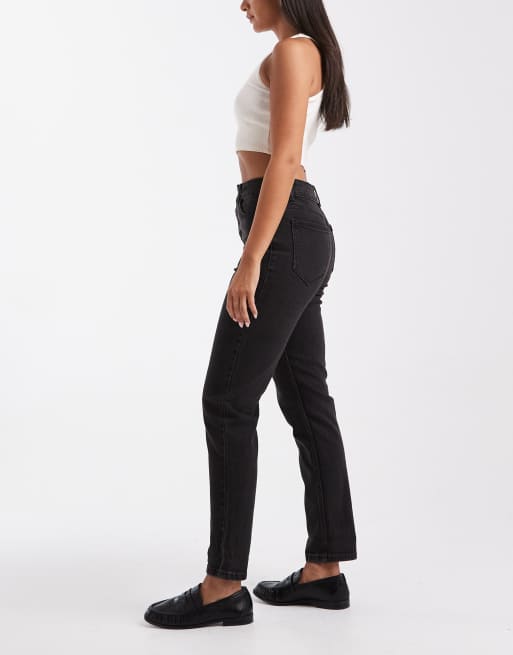 Vaqueros mom negros de New Look, 3 de 5